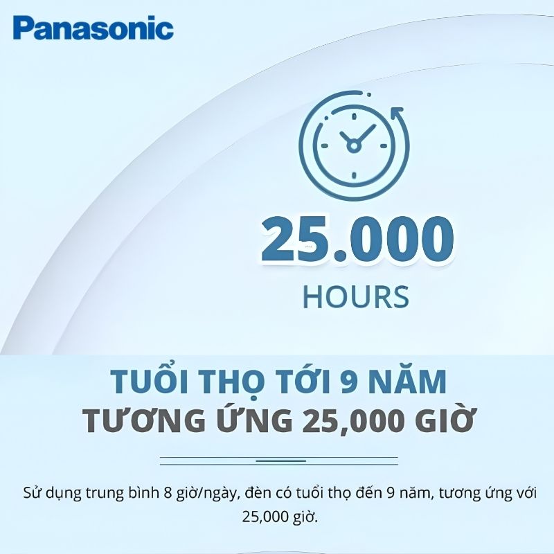 Đèn LED Âm Trần Panasonic Color Rim 25000 giờ